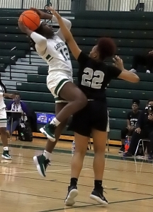 Arabia Mountain junior Makayla Jamison (12) and her Lady Rams teammates begin the Class 4A state playoffs hosting Heritage-Catoosa on Tuesday (Feb. 23) at 5:30 pm. (Photo by Mark Brock)