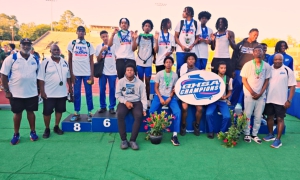 The Stephenson Jaguars finished second in Class 4A to lead three DeKalb teams with Top 3 finishes at the state track meets. Miller Grove (3rd in 4A) and Tucker (3rd in 5A) joined Stephenson in the Top 3. (Courtesy photo)