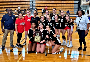 The Druid Hills Lady Dragons claimed a second consecutive DCSD Middle School Volleyball Slam title with a 25-16, 25-12 win over the Chamblee Lady Bulldogs.