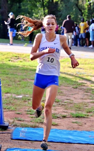 Chamblee's Samantha Yarbrough gave the Lady Bulldogs a second consecutive individual champ and sixth overall. (Photo by Mark Brock)