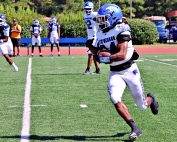 Stephenson running back Anthony Booker has fueled the Jaguar rushing with over 400 yards and 7 touchdowns in the first two rounds of the Class 3A high school football state playoffs. (Photo by Mark Brock)