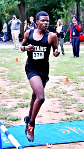 Towers Innocent Bembetem qualified for the Class 2A state meet on Saturday in Carrollton. (Photo by Mark Brock)