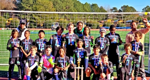 The Henderson Mill Elementary Eagles went from Area 1 runners-up to county champions with thrilling 3-2 win over Laurel Ridge. (Photo by Henrietta George)