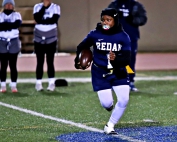 Redan's Londyn Felder ran for over 100 yards, three touchdowns and passed for 160 yards as Redan's fourth quarter rally came up one point shy on the road at Long County. (Photo by Mark Brock)